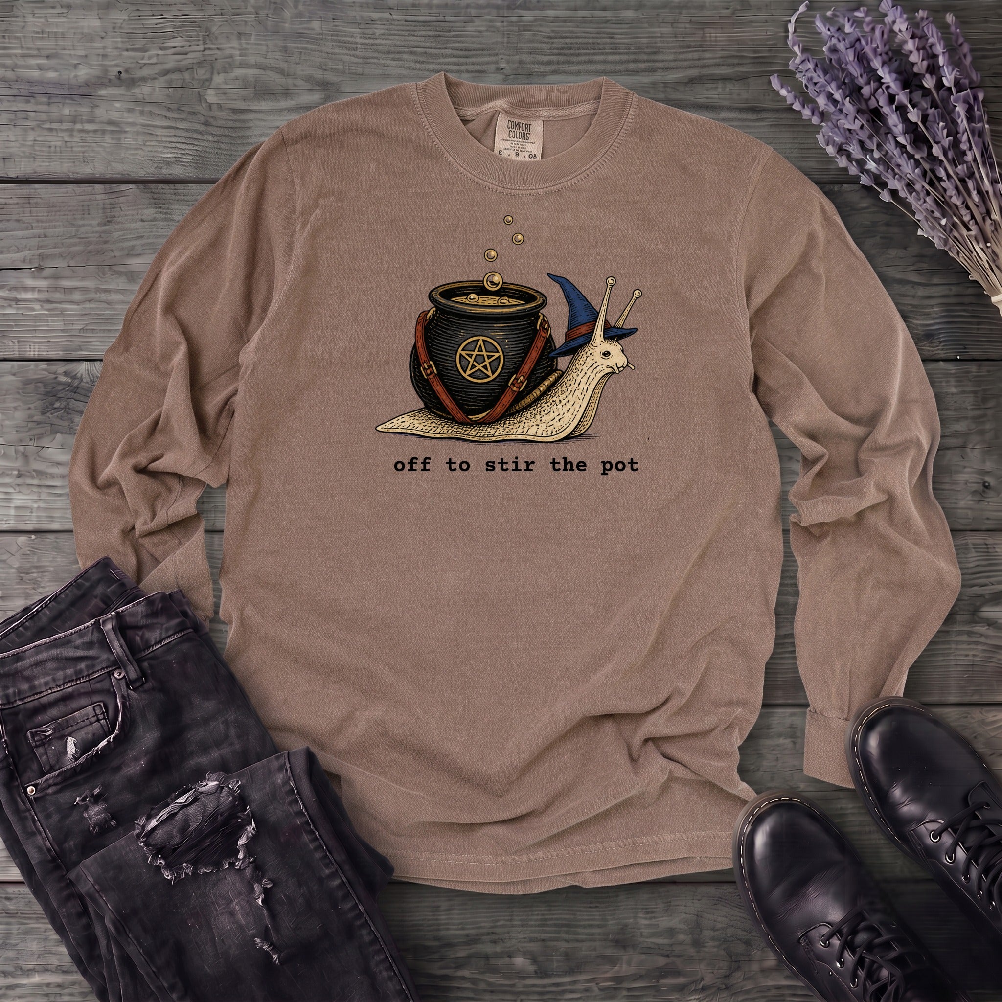 Off To Stir The Pot Long Sleeve T-Shirt