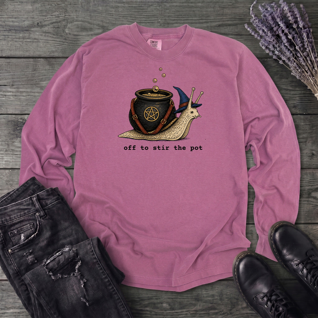 Off To Stir The Pot Long Sleeve T-Shirt