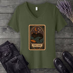 nap tarot card V-Neck T-Shirt