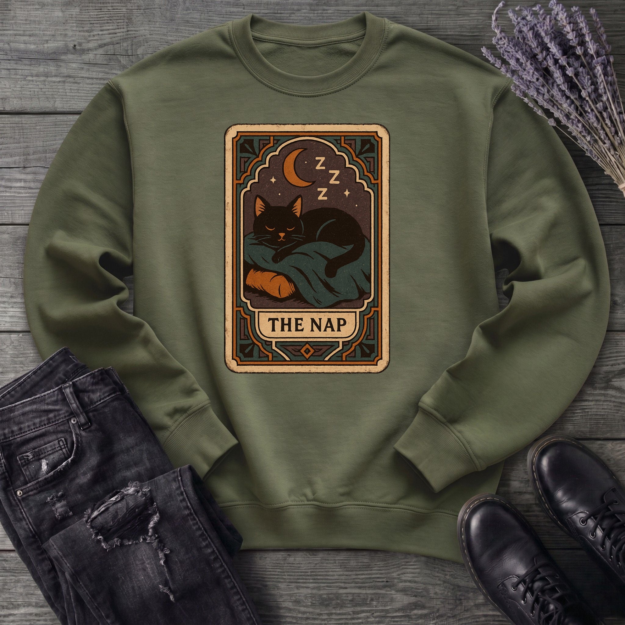 nap tarot card Sweatshirt
