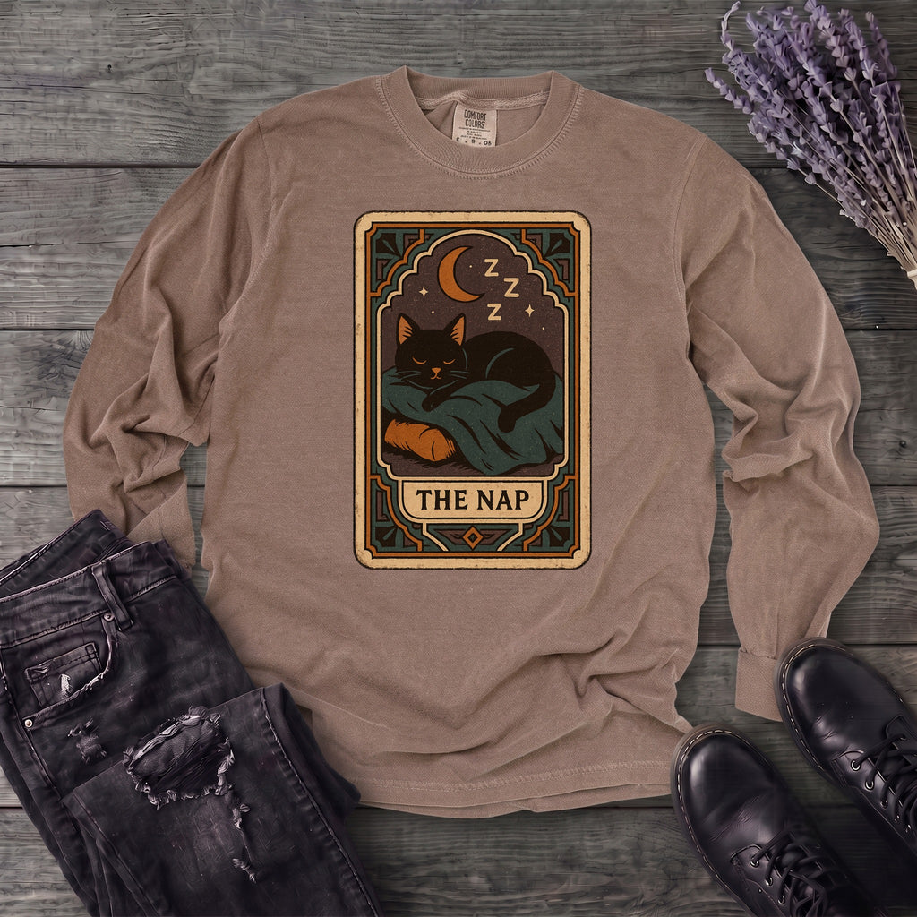 nap tarot card Long Sleeve T-Shirt