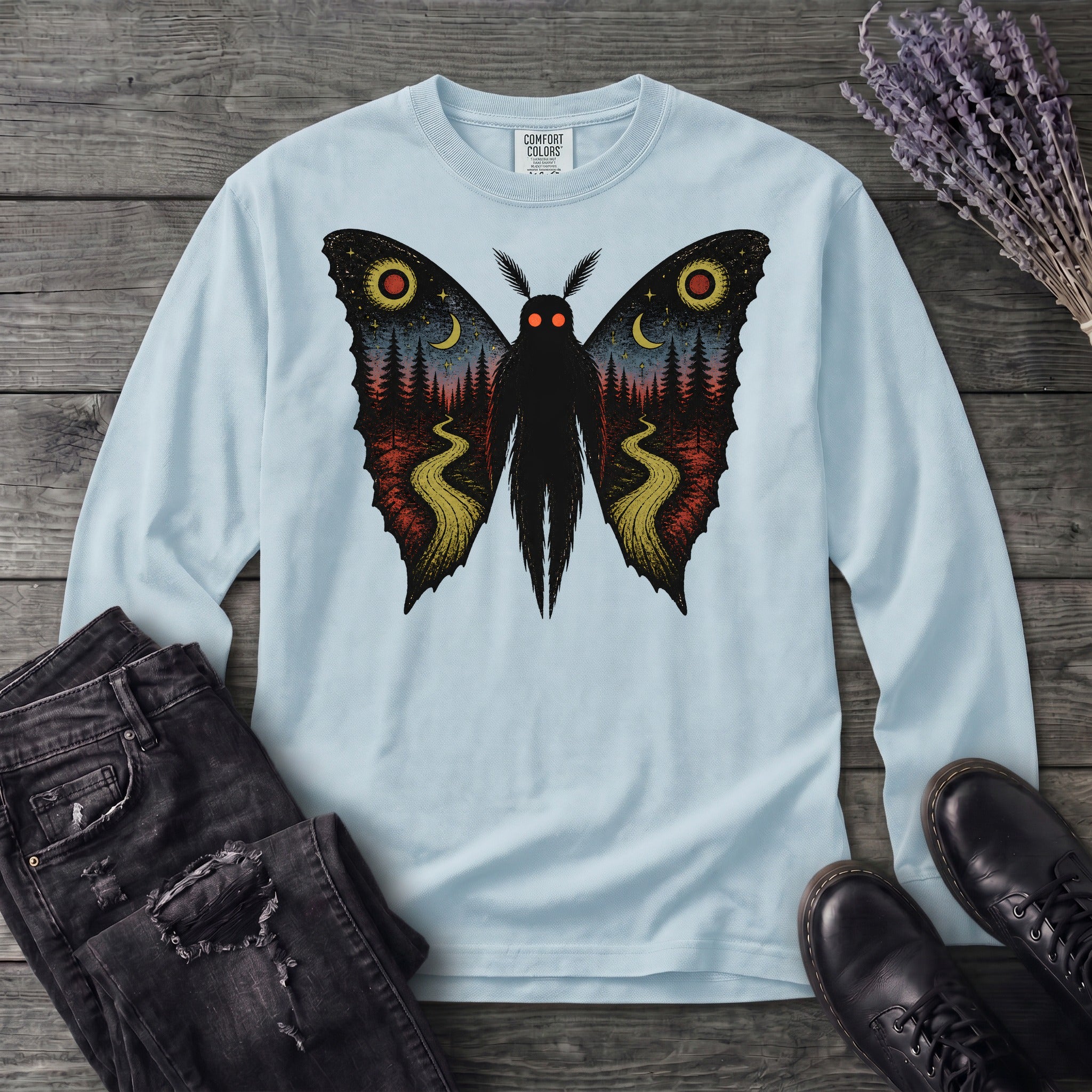 Mothman Trails Long Sleeve T-Shirt