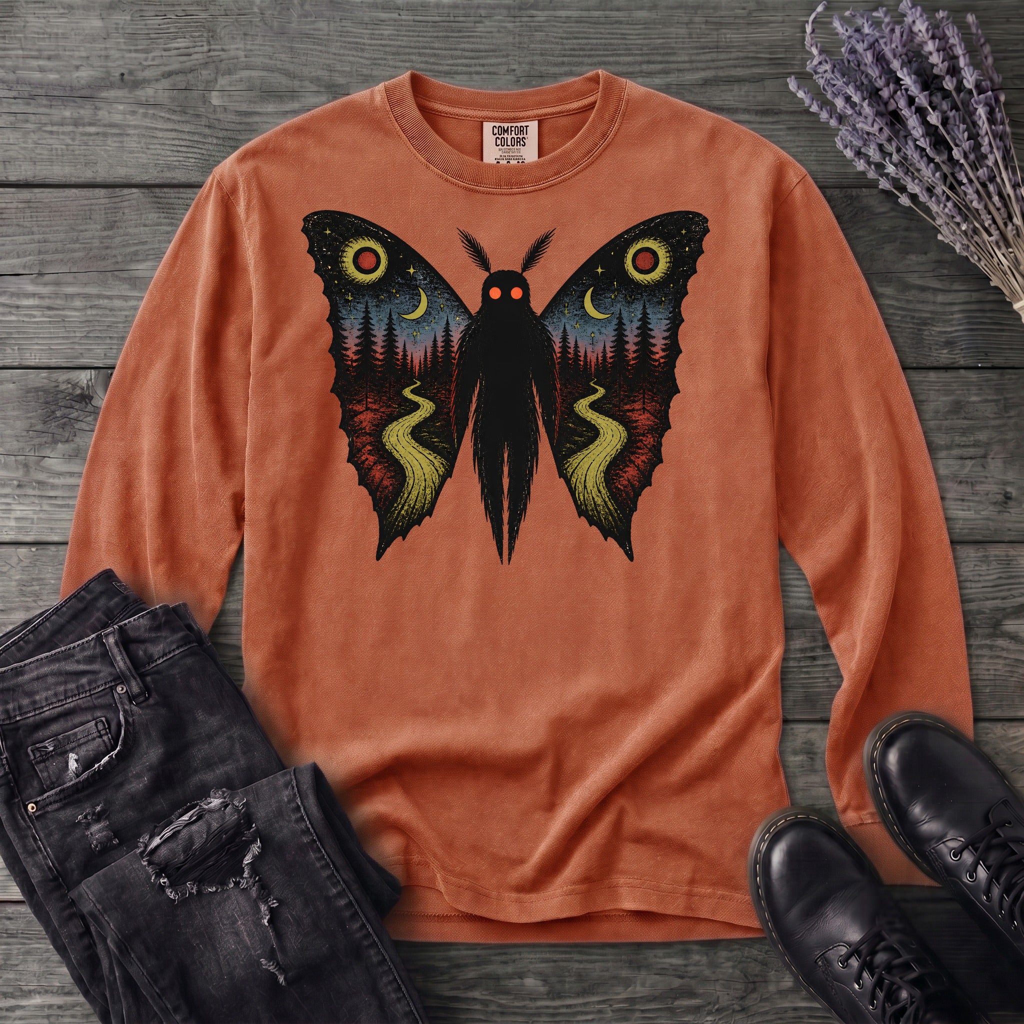 Mothman Trails Long Sleeve T-Shirt