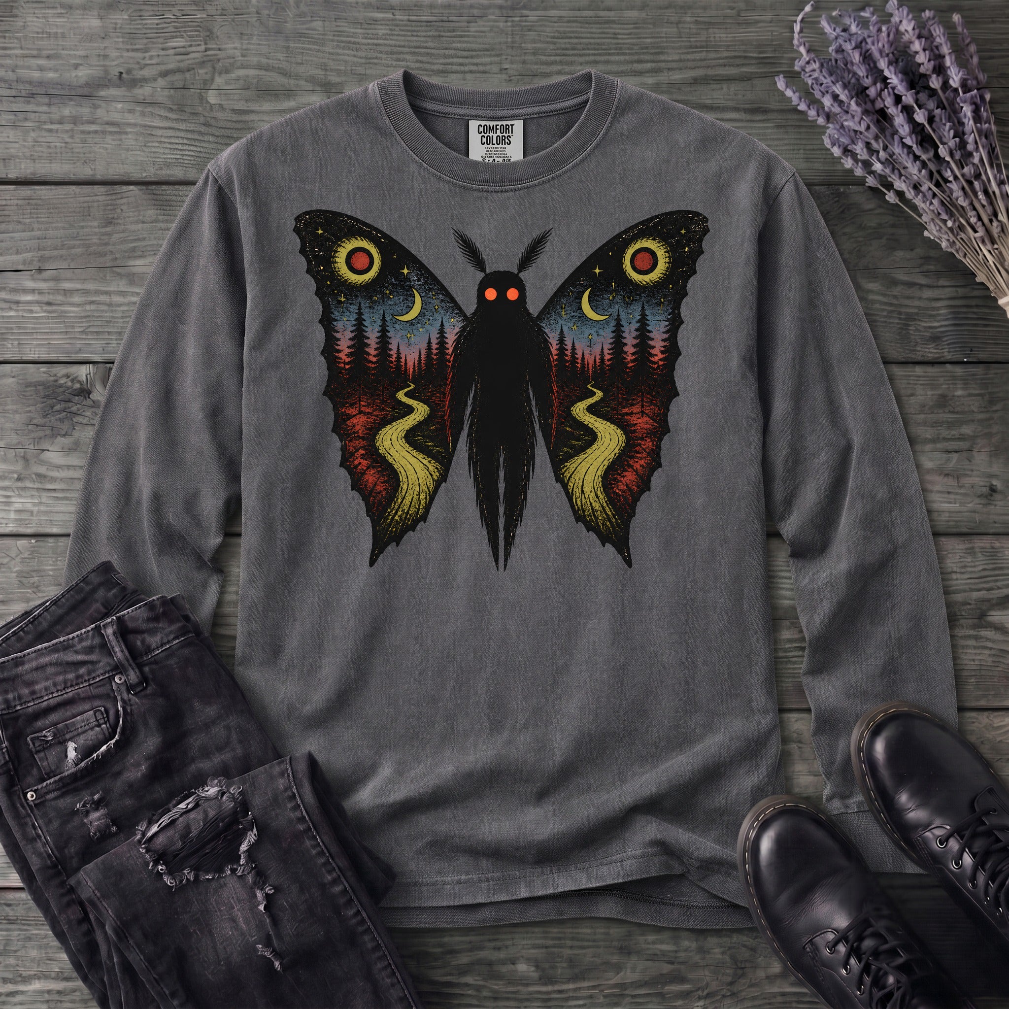 Mothman Trails Long Sleeve T-Shirt