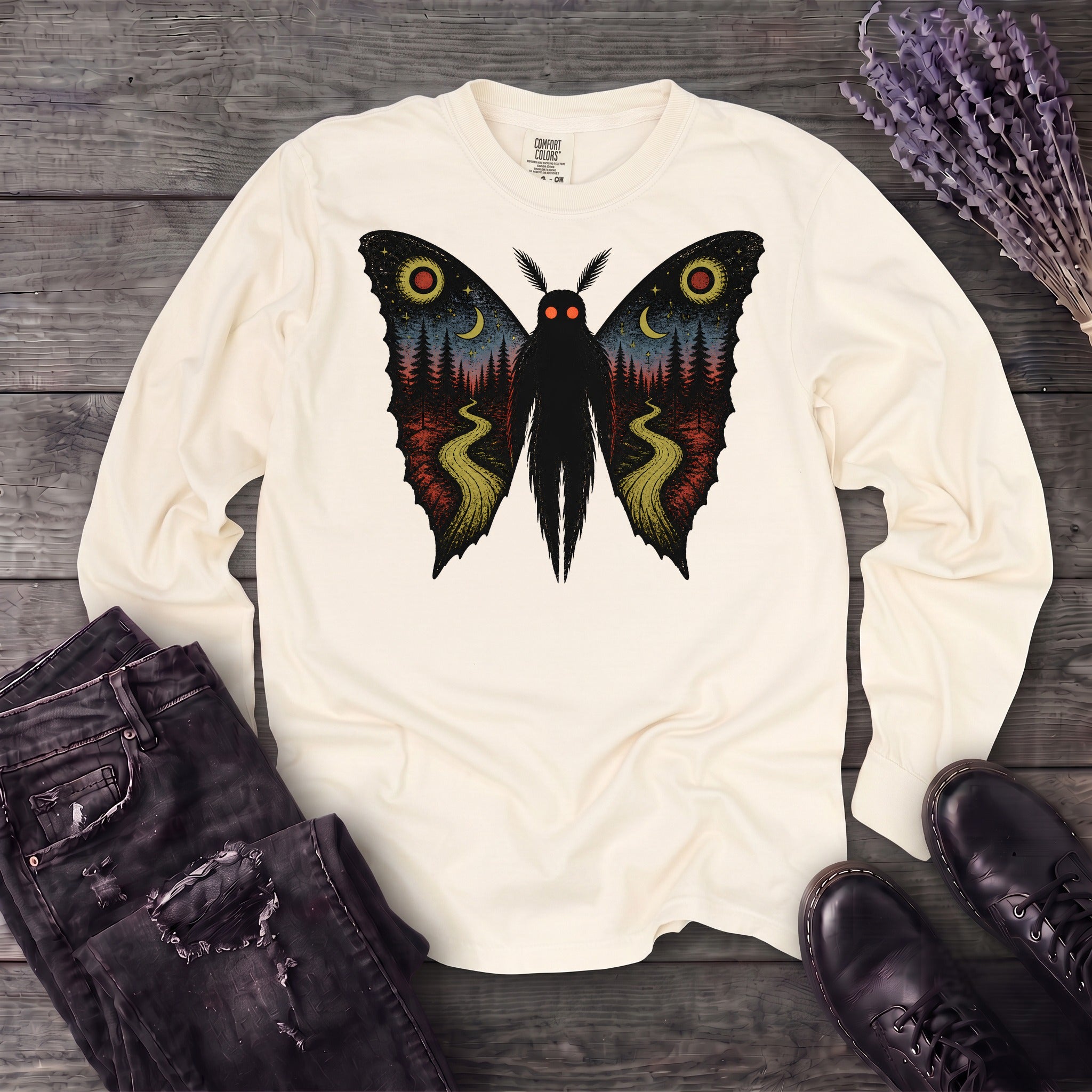 Mothman Trails Long Sleeve T-Shirt