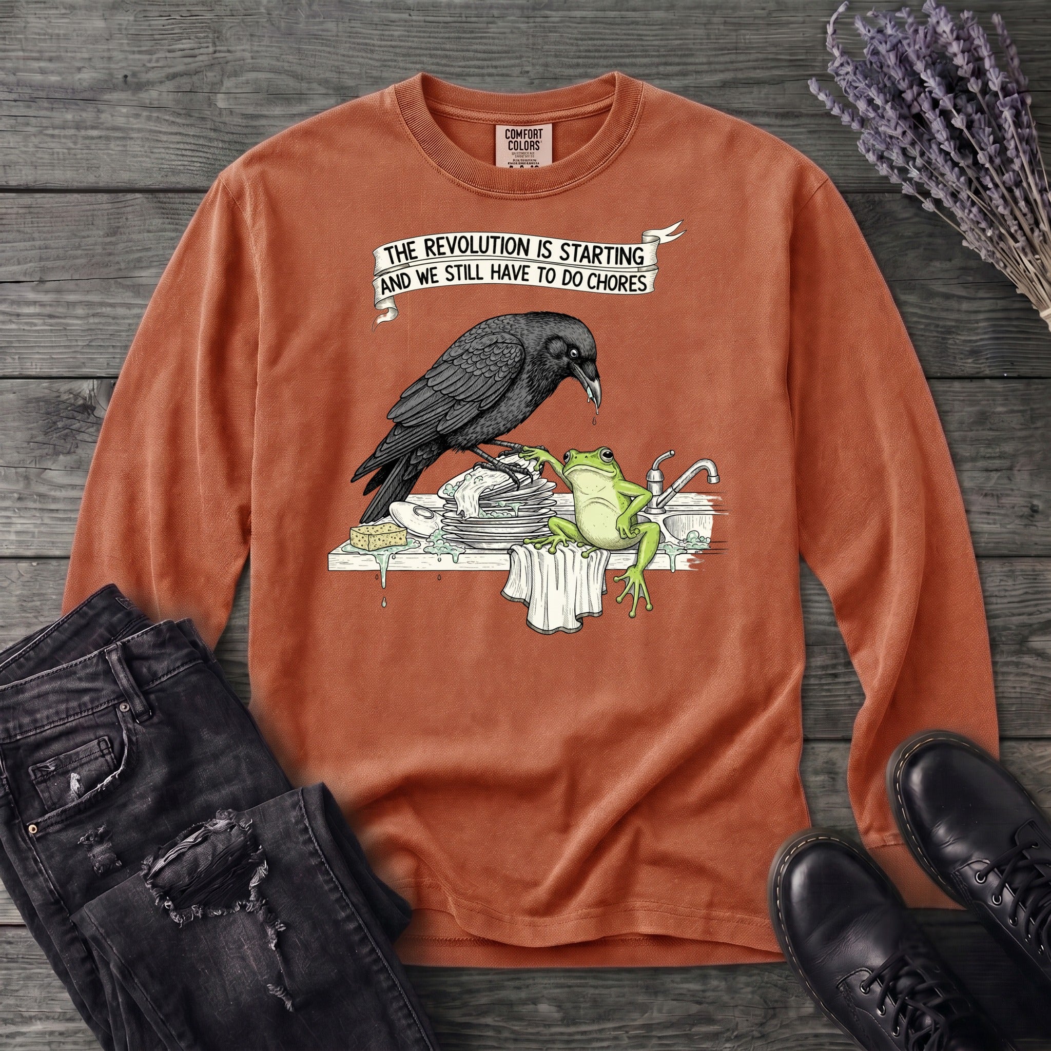 Revolutionary Chores Long Sleeve T-Shirt
