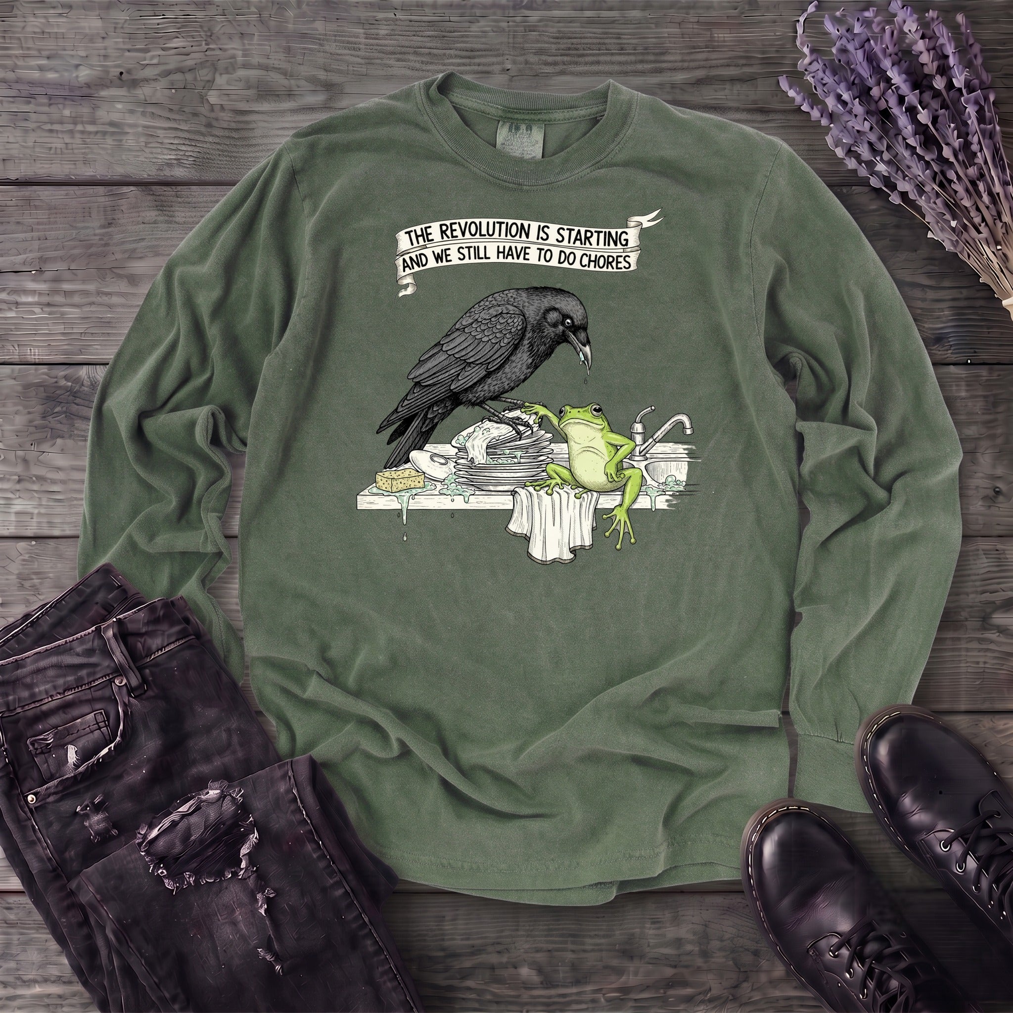 Revolutionary Chores Long Sleeve T-Shirt