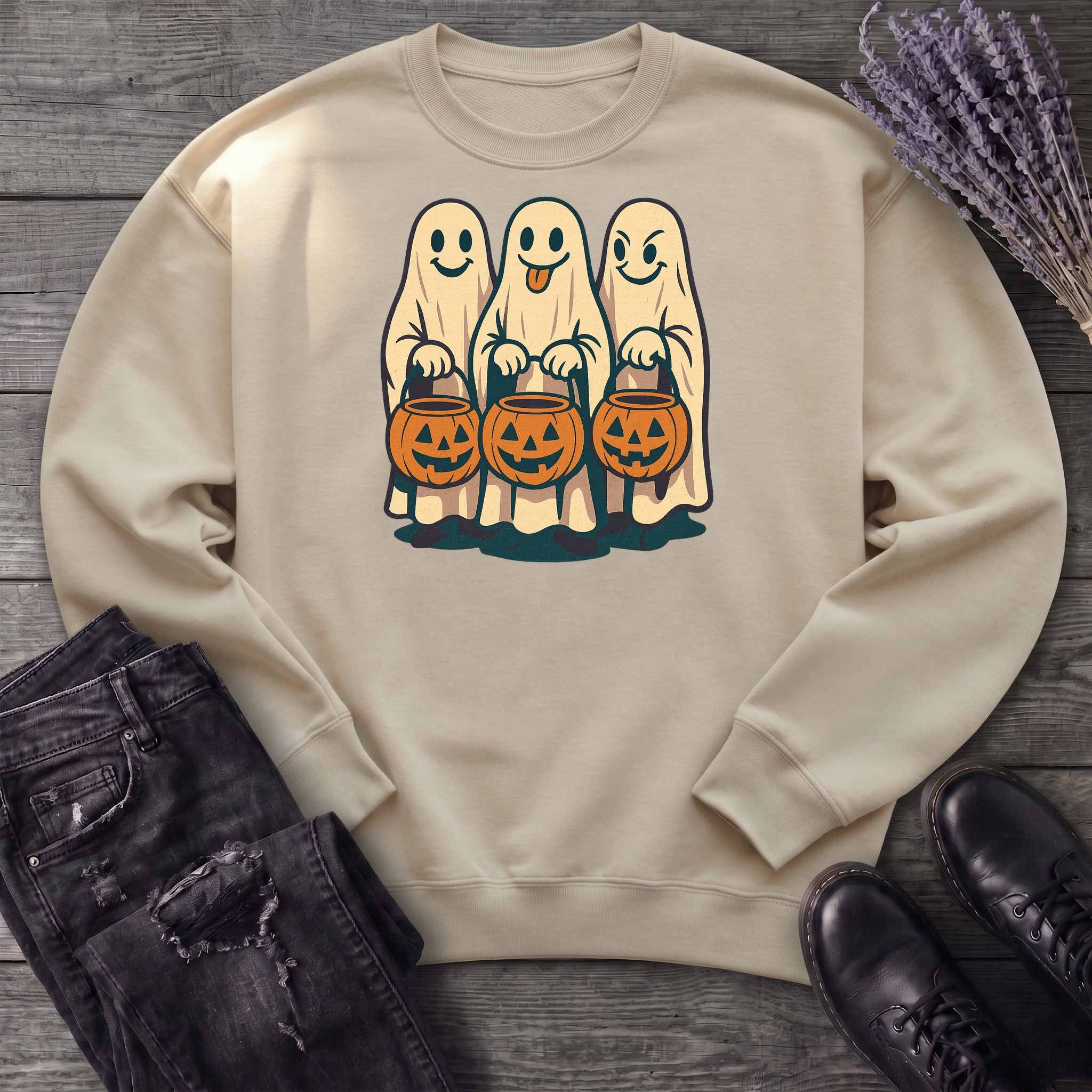 Trick Or Treat Ghosts Sweatshirt