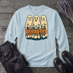 Trick Or Treat Ghosts Long Sleeve T-Shirt