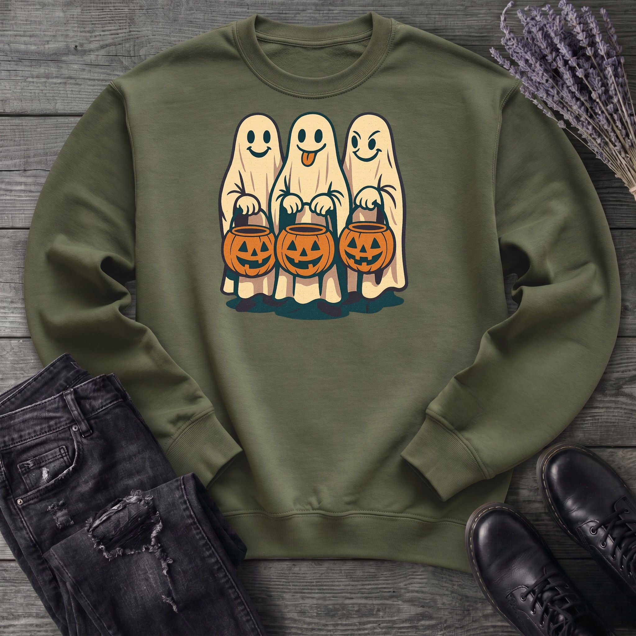 Trick Or Treat Ghosts Sweatshirt