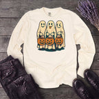Trick Or Treat Ghosts Long Sleeve T-Shirt