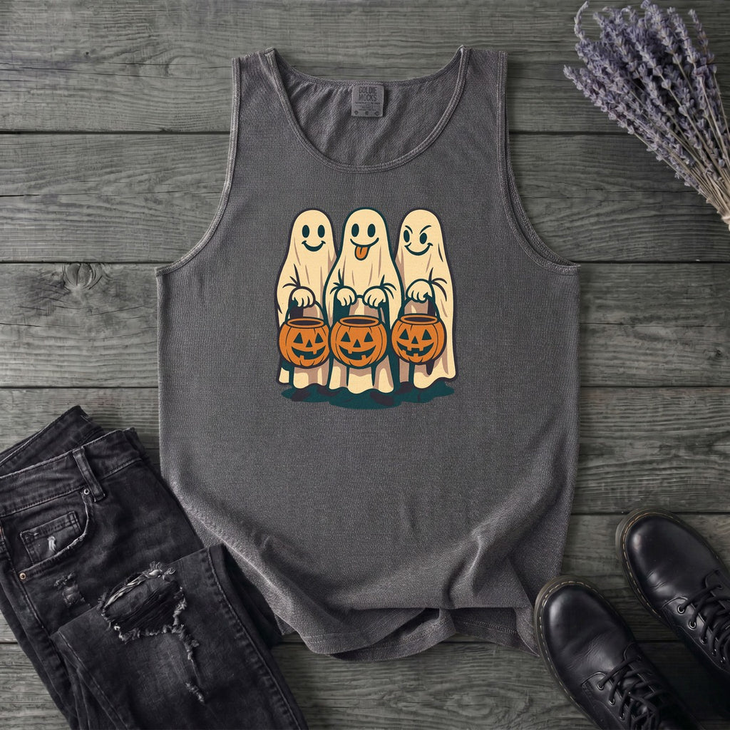 Trick Or Treat Ghosts Tank Top