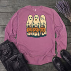 Trick Or Treat Ghosts Long Sleeve T-Shirt