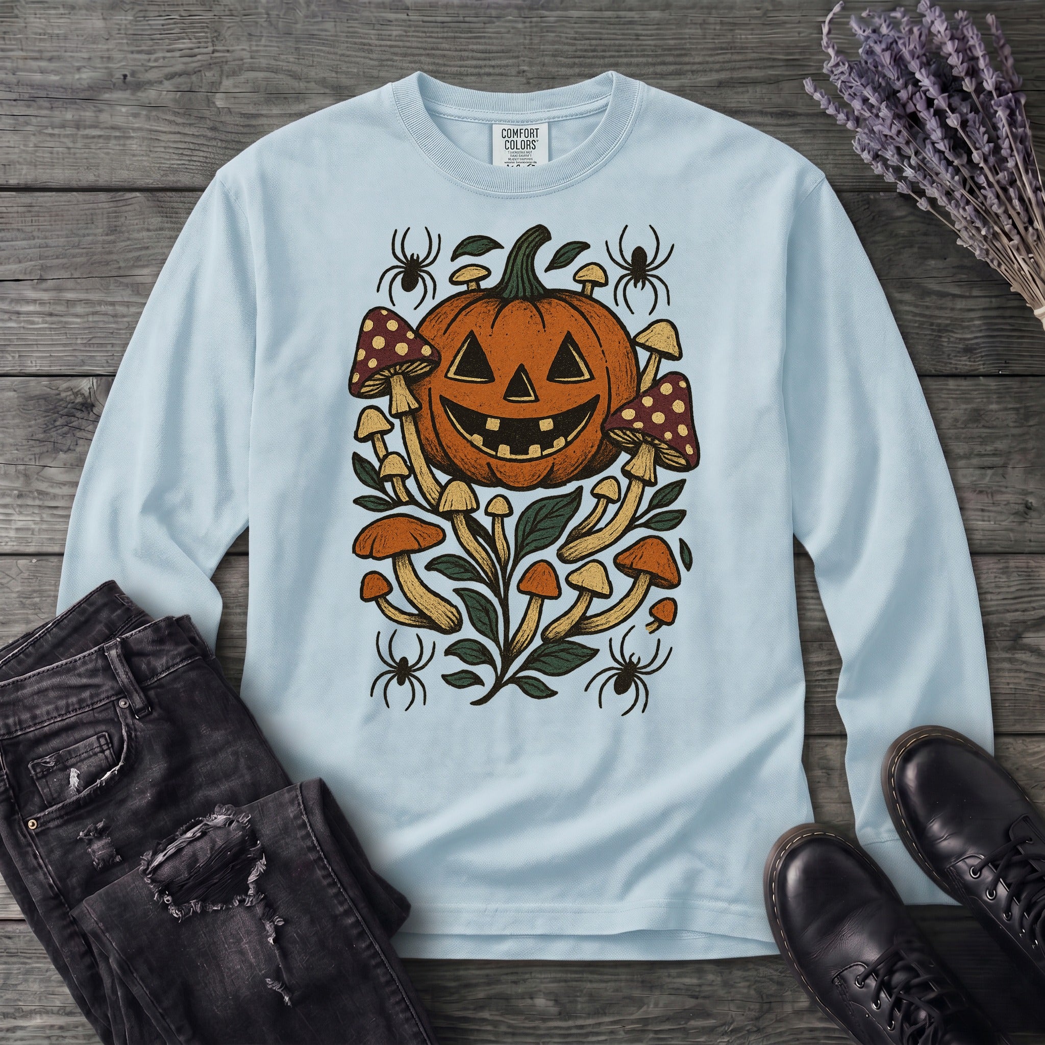 Jack O Lantern Goblincore Long Sleeve T-Shirt