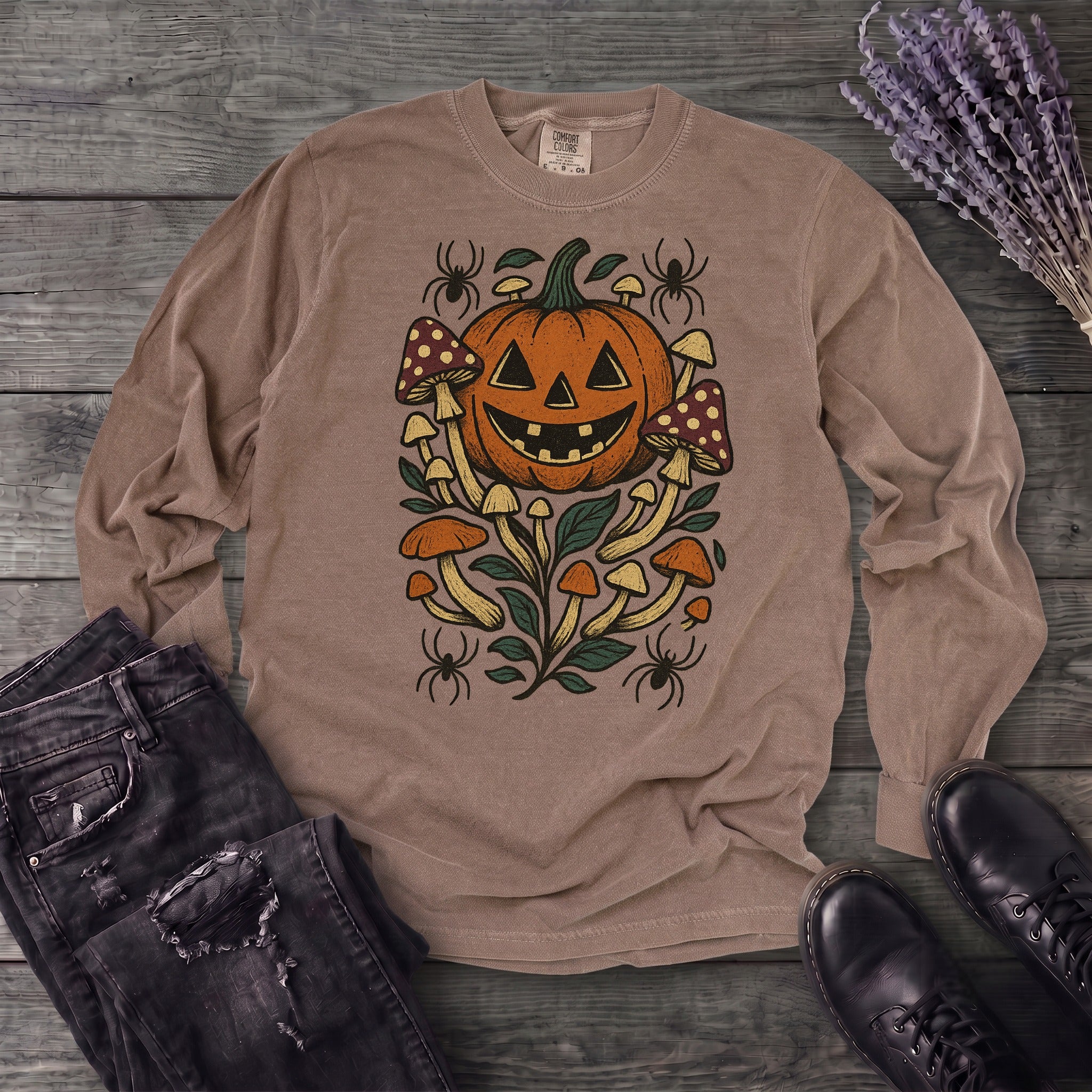 Jack O Lantern Goblincore Long Sleeve T-Shirt