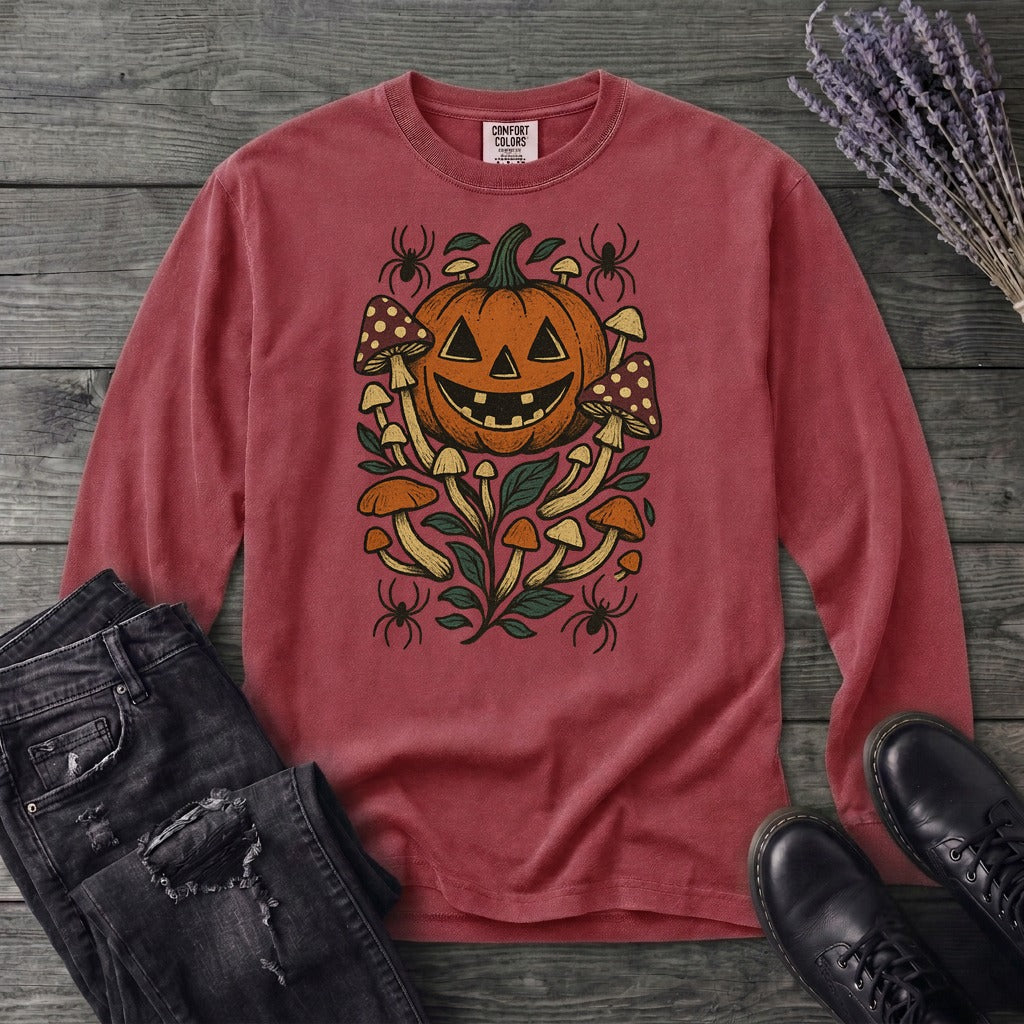 Jack O Lantern Goblincore Long Sleeve T-Shirt
