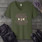 Live By The Moon Love By The Stars V-Neck T-Shirt