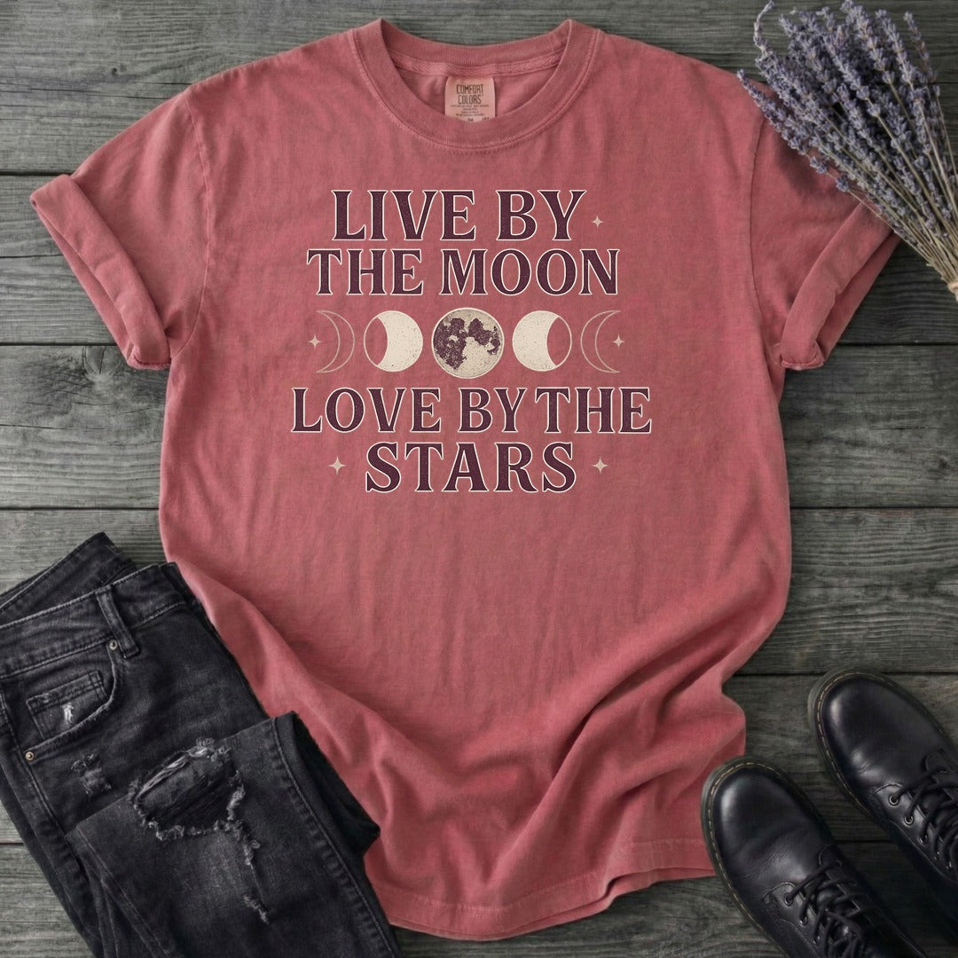 Live By The Moon Love By The Stars T-Shirt