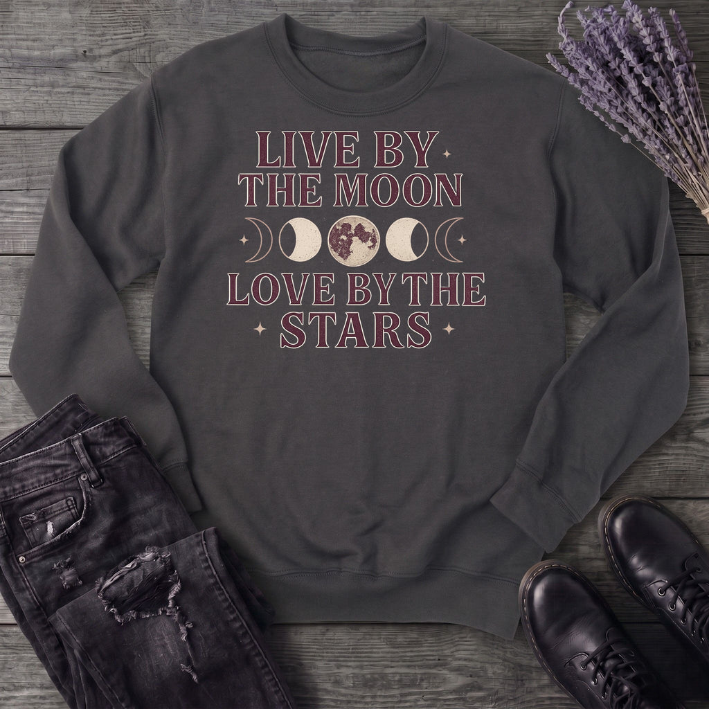 Live By The Moon Love By The Stars Sweatshirt