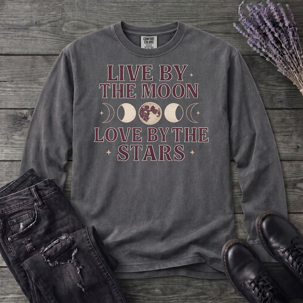 Live By The Moon Love By The Stars Long Sleeve T-Shirt