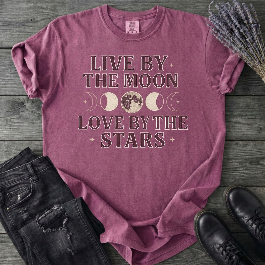 Live By The Moon Love By The Stars T-Shirt