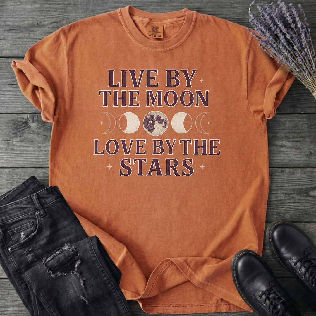 Live By The Moon Love By The Stars T-Shirt