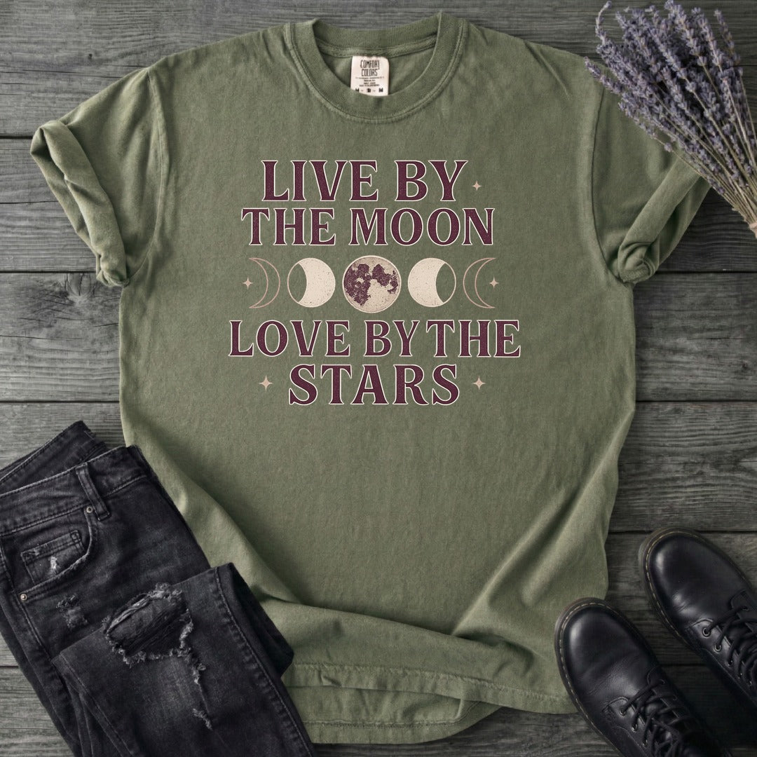 Live By The Moon Love By The Stars T-Shirt