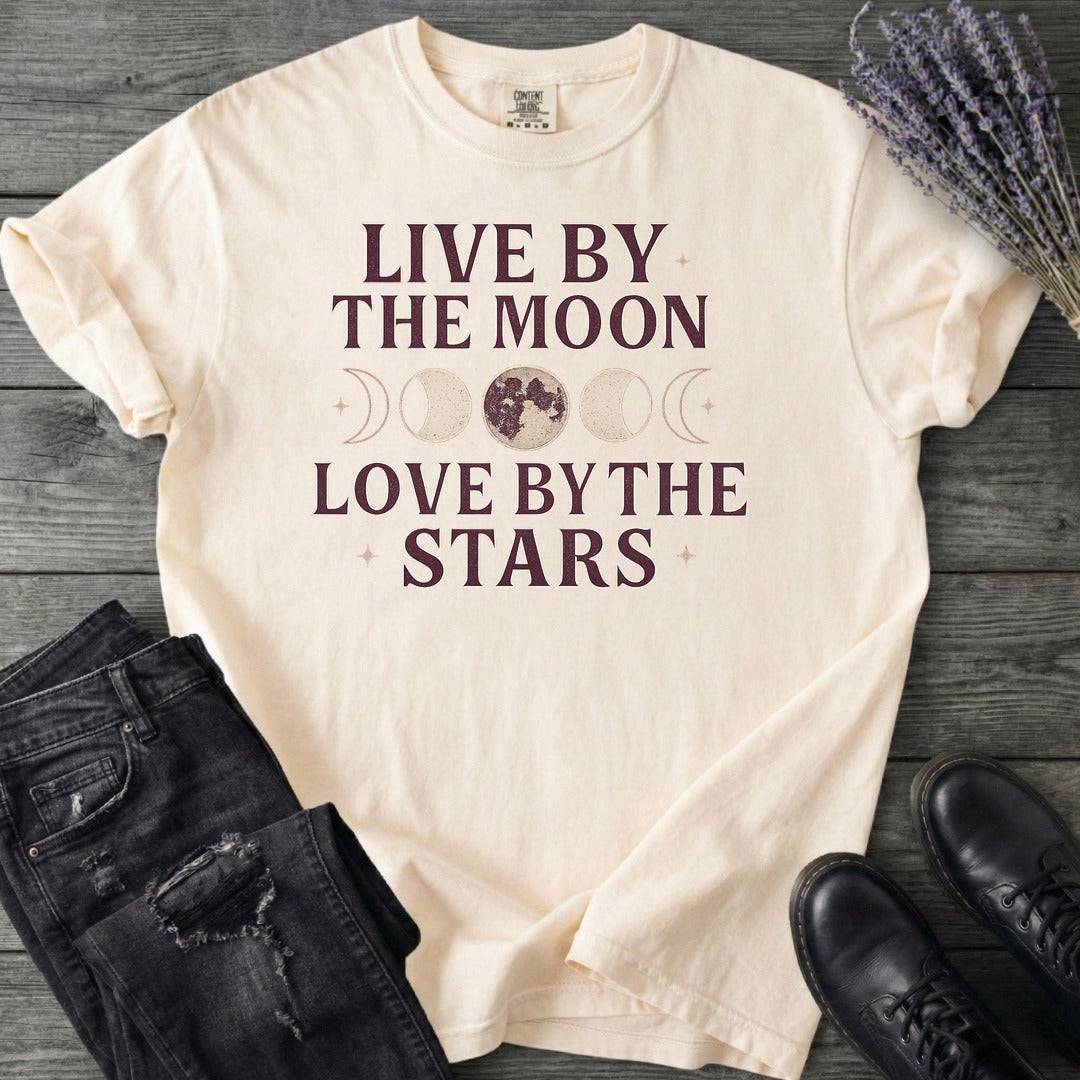 Live By The Moon Love By The Stars T-Shirt