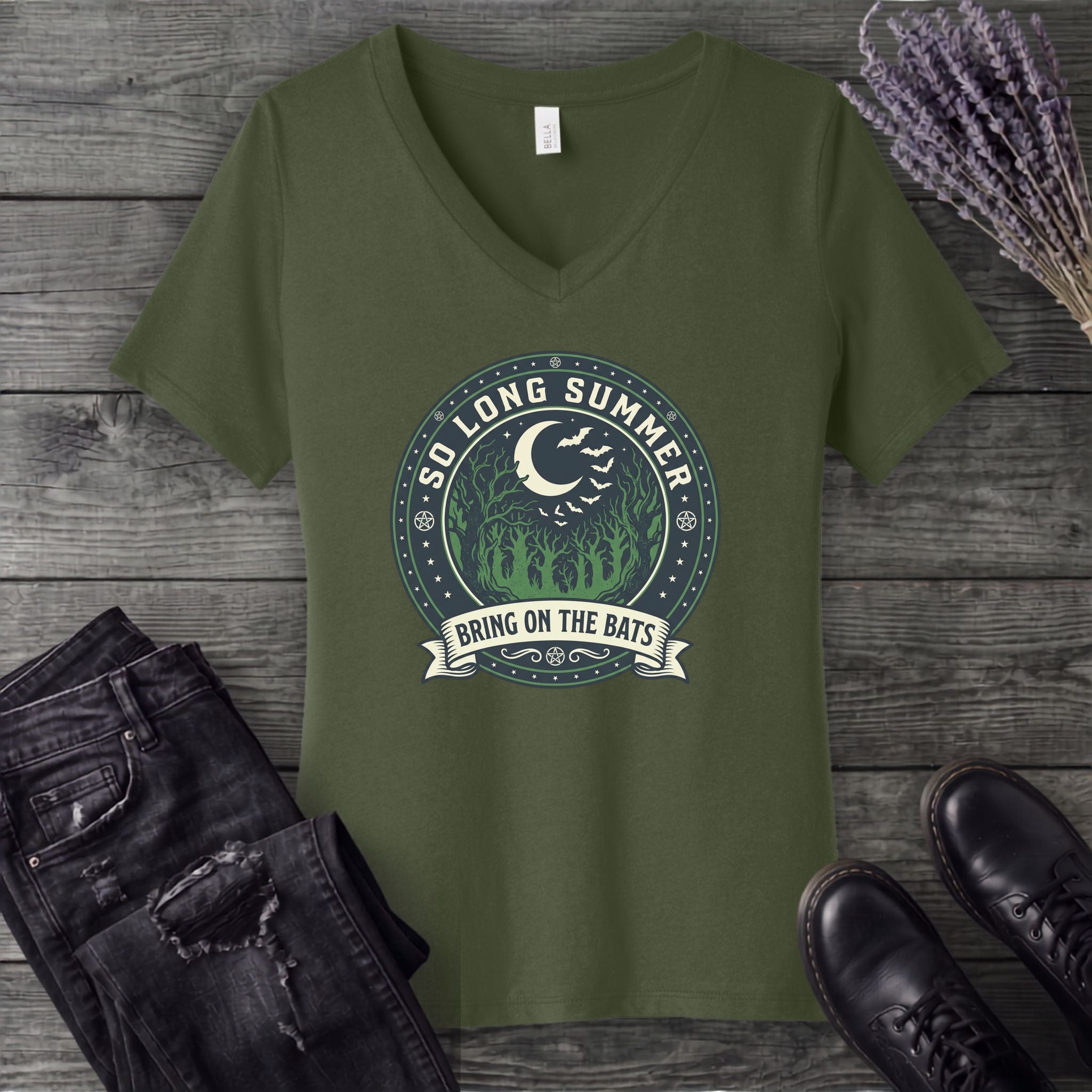 So Long Summer V-Neck T-Shirt
