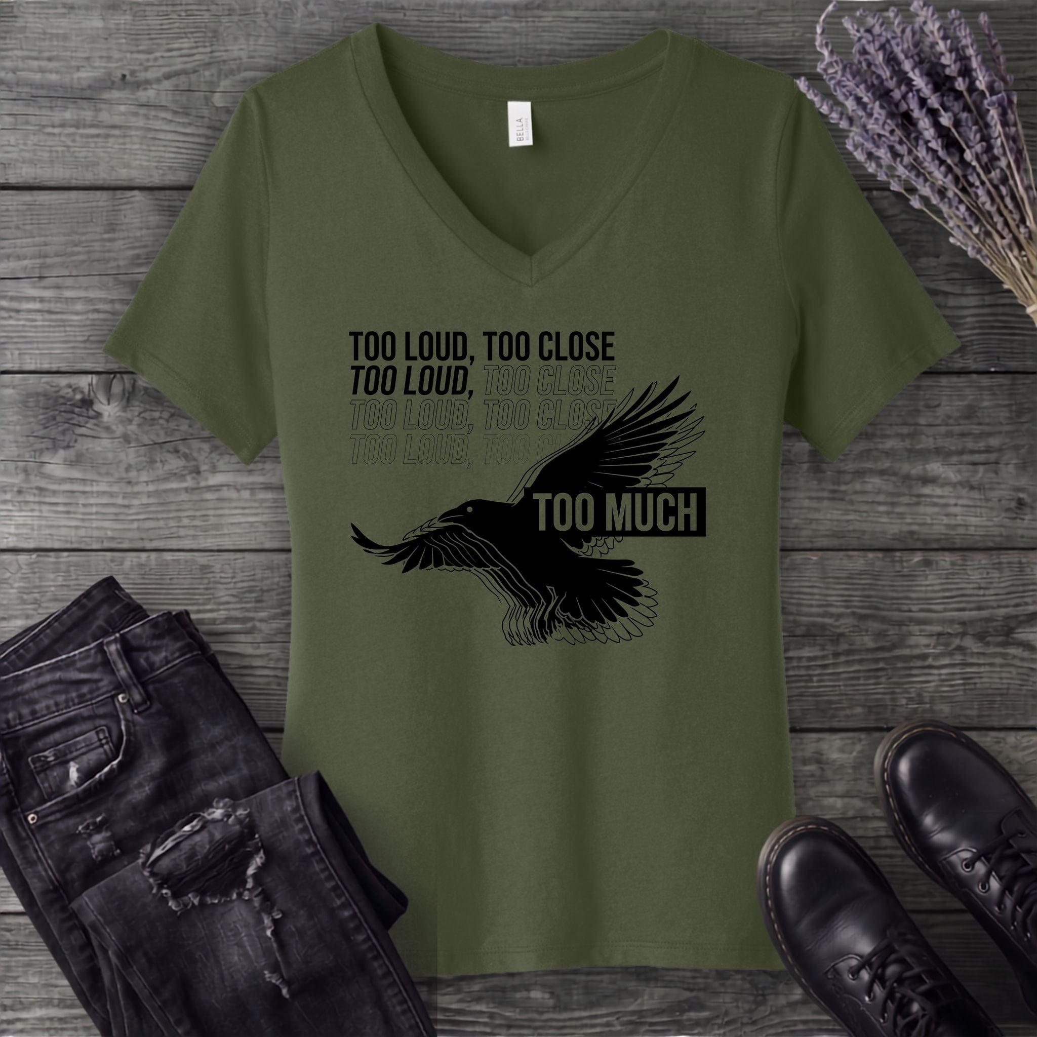 Too Much V-Neck T-Shirt