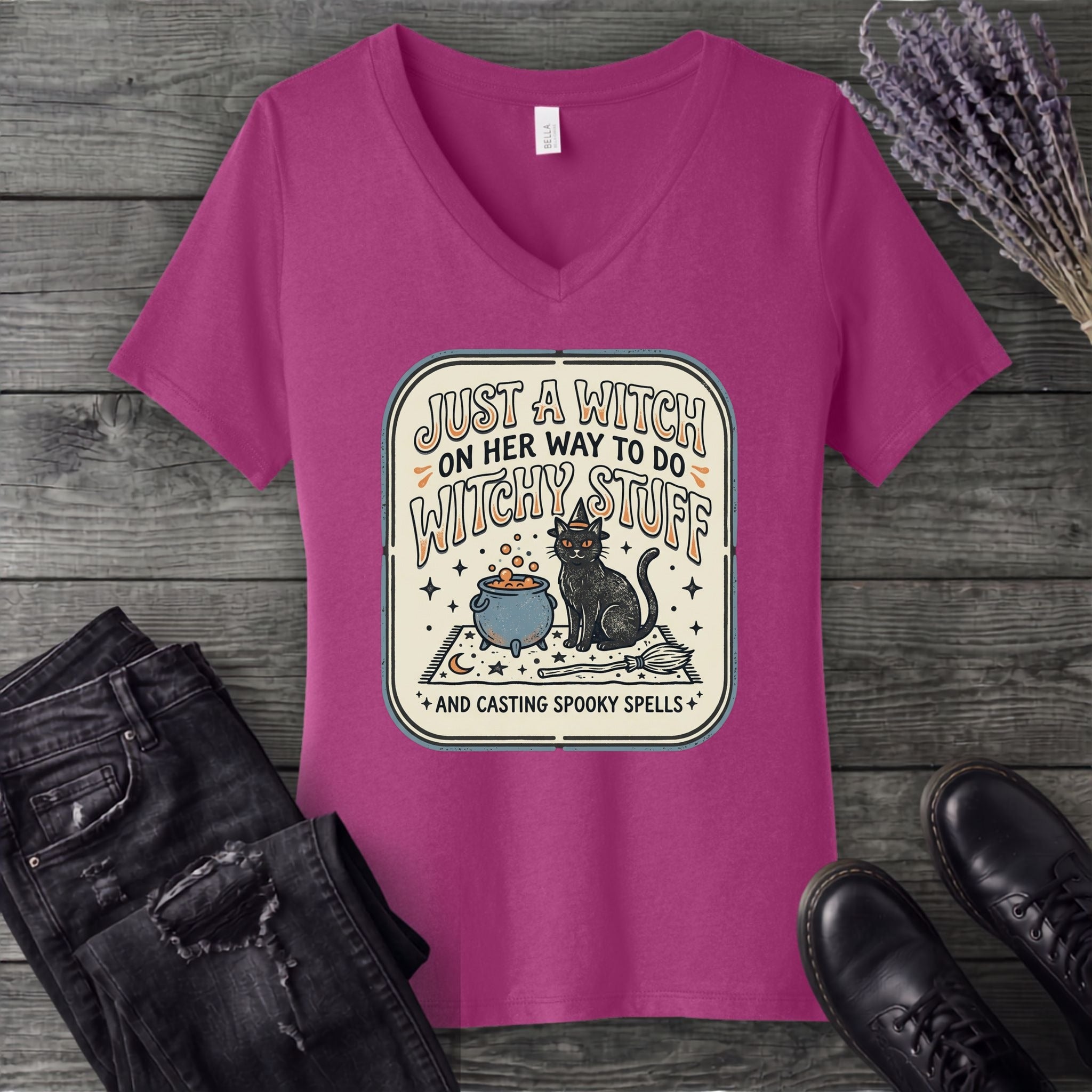 Witchy Stuff V-Neck T-Shirt