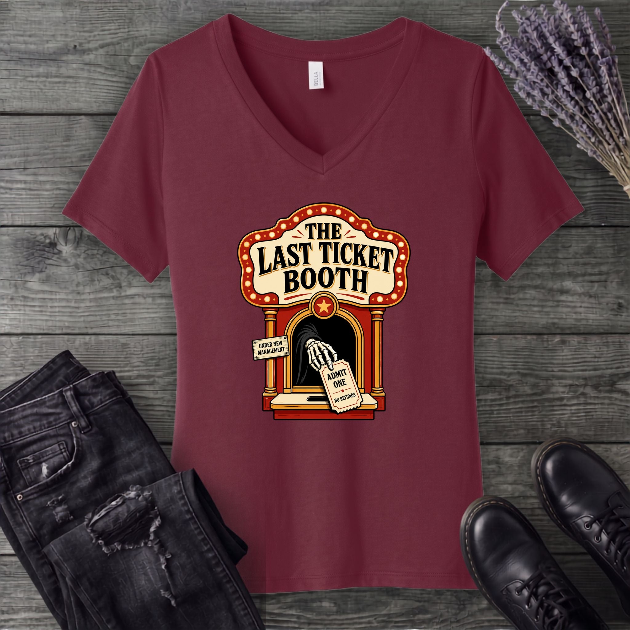 Ticket Booth V-Neck T-Shirt