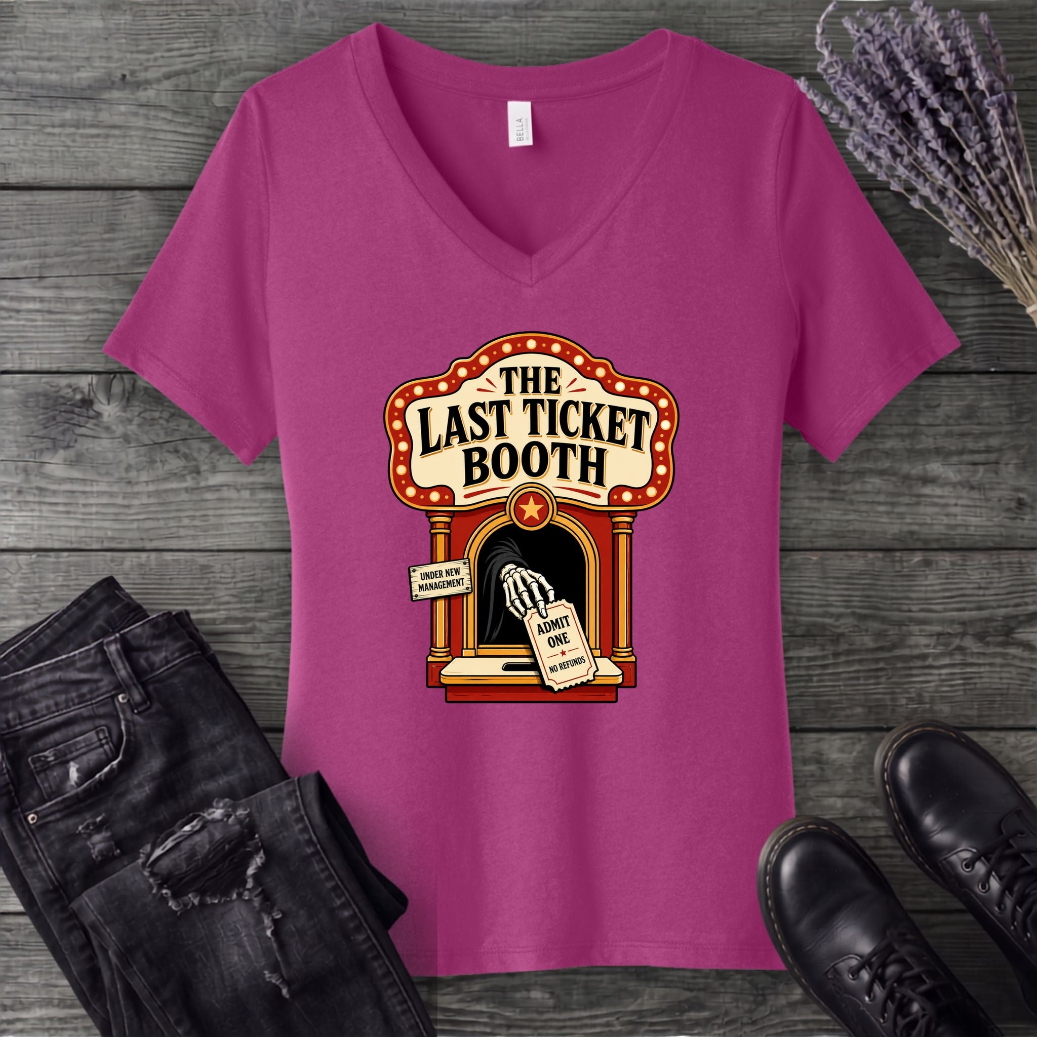 Ticket Booth V-Neck T-Shirt