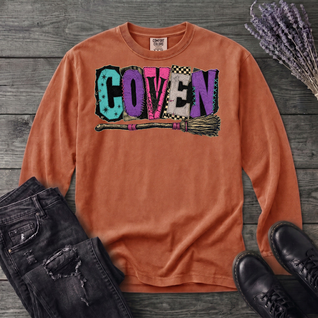 Patchwork Coven Long Sleeve T-Shirt