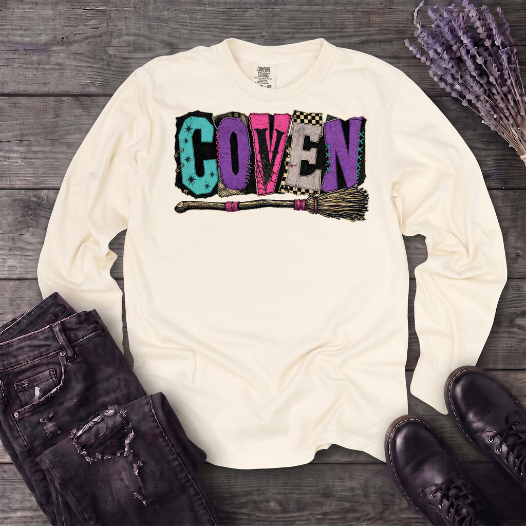 Patchwork Coven Long Sleeve T-Shirt