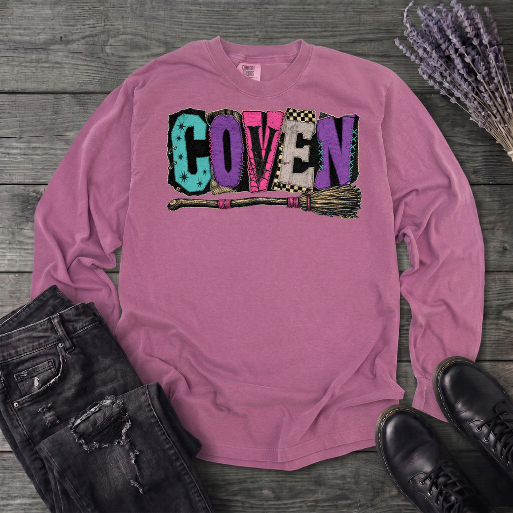 Patchwork Coven Long Sleeve T-Shirt
