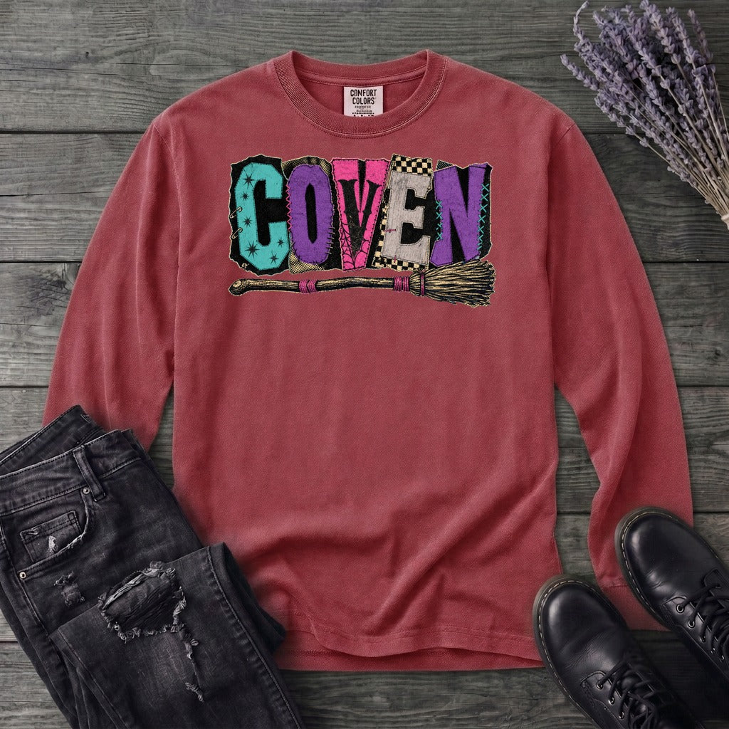 Patchwork Coven Long Sleeve T-Shirt
