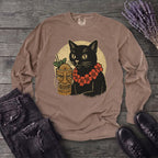 black cat tiki Long Sleeve T-Shirt