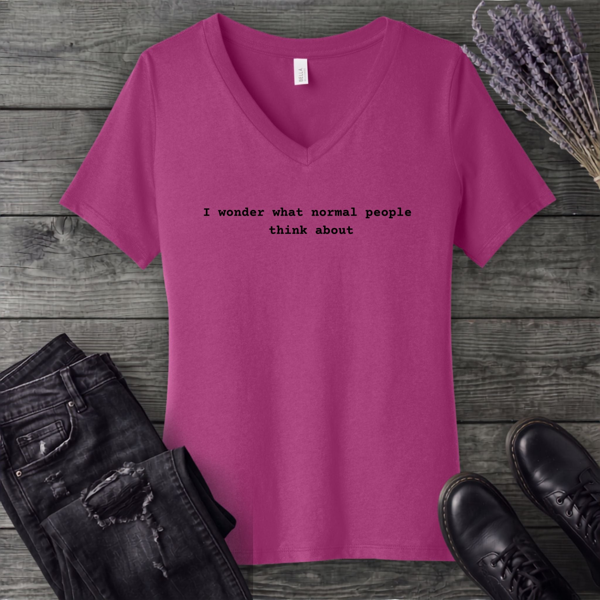 I wonder what normal people think about V-Neck T-Shirt