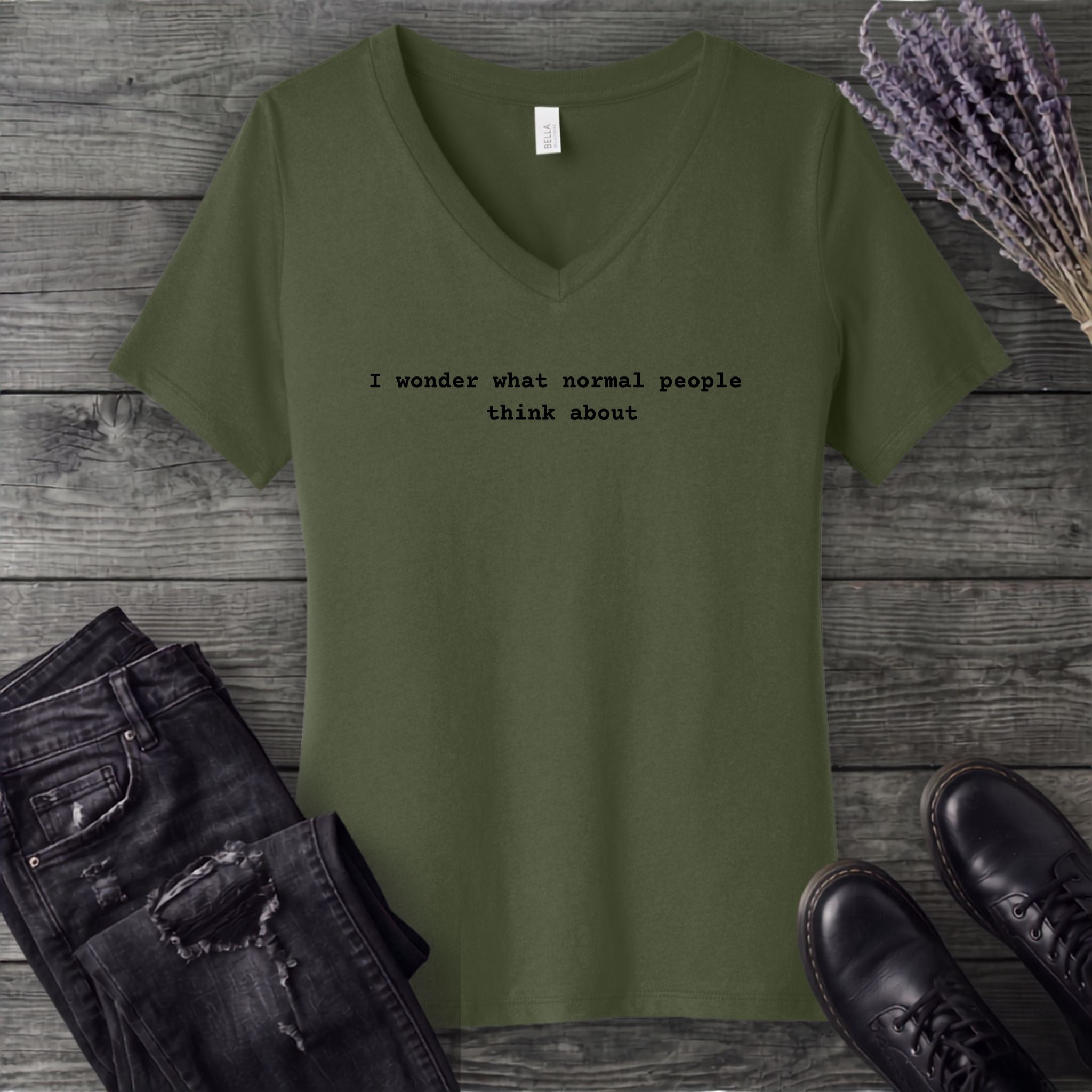 I wonder what normal people think about V-Neck T-Shirt