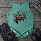 botanical branch of skull cherries Tank Top