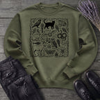 witchy familiars field guide Sweatshirt
