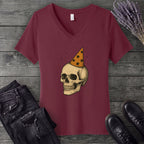 Birthday Skull V-Neck T-Shirt
