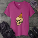 Birthday Skull V-Neck T-Shirt