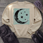 Grunge Moon Stars Sweatshirt