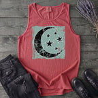 Grunge Moon Stars Tank Top