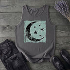 Grunge Moon Stars Tank Top