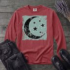 Grunge Moon Stars Long Sleeve T-Shirt