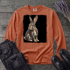 grunge tattoo rabbit Long Sleeve T-Shirt