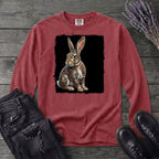 grunge tattoo rabbit Long Sleeve T-Shirt